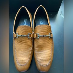 Alfani Men's Otis Embossed Slip-On Loafers chestnut 10.5 M